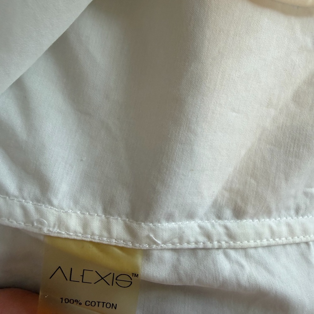 Alexis Ivory Blouse with Subtle Ruffles - Picture 5 of 5